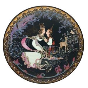 Kingdom of Thailand 1991 Porcelain Collector Plate The Love Story of Siam Bradex